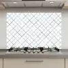 Raster - Blauw - Patroon keuken achterwand spatscherm klein 900 -3d_website