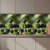 Bramen - Bladeren - Tros keuken achterwand 2 middel 871 zz_3dshopping