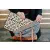Bloemen - Dessin - Zwart laptophoes neopreen klein 279 -tas