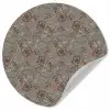 Donker - Bloemen - Sierlijk Wandcirkel behangsticker klein 186 -3d