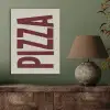 Pizza - Vintage - Decoratie - Japandi PET vilt klein -sfeer2