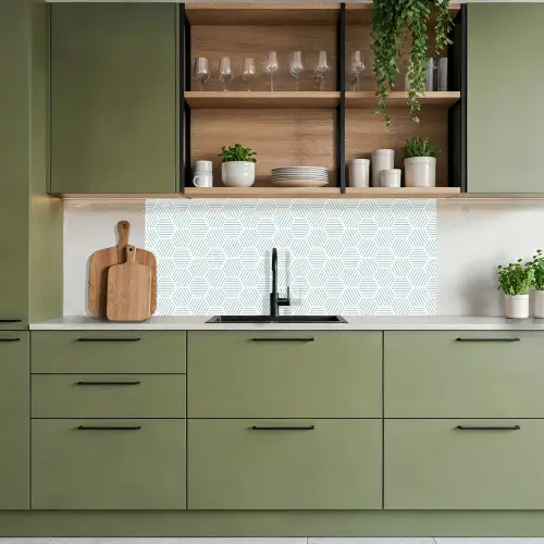 Abstract - Patronen - Design keuken achterwand 2 middel 871 -sfeer3