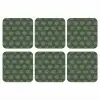 Patroon - Groen - Geometrisch onderzetter kurk middel 366 -3d