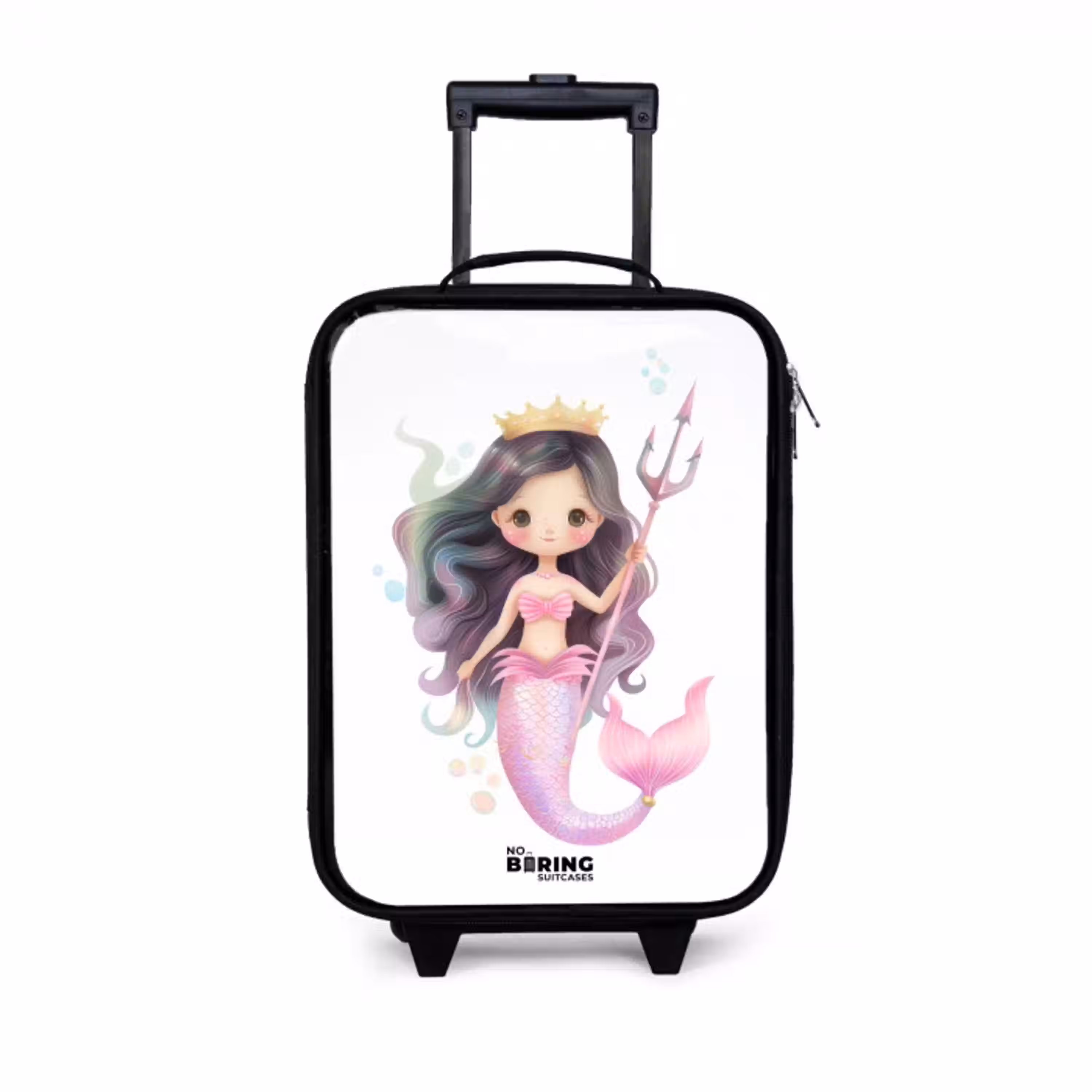Kyra koraalprinses Kinderkoffer - Zwart klein -3d