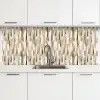 Abstract - Patroon - Kwaststreken keuken achterwand 2 middel 871 -3d