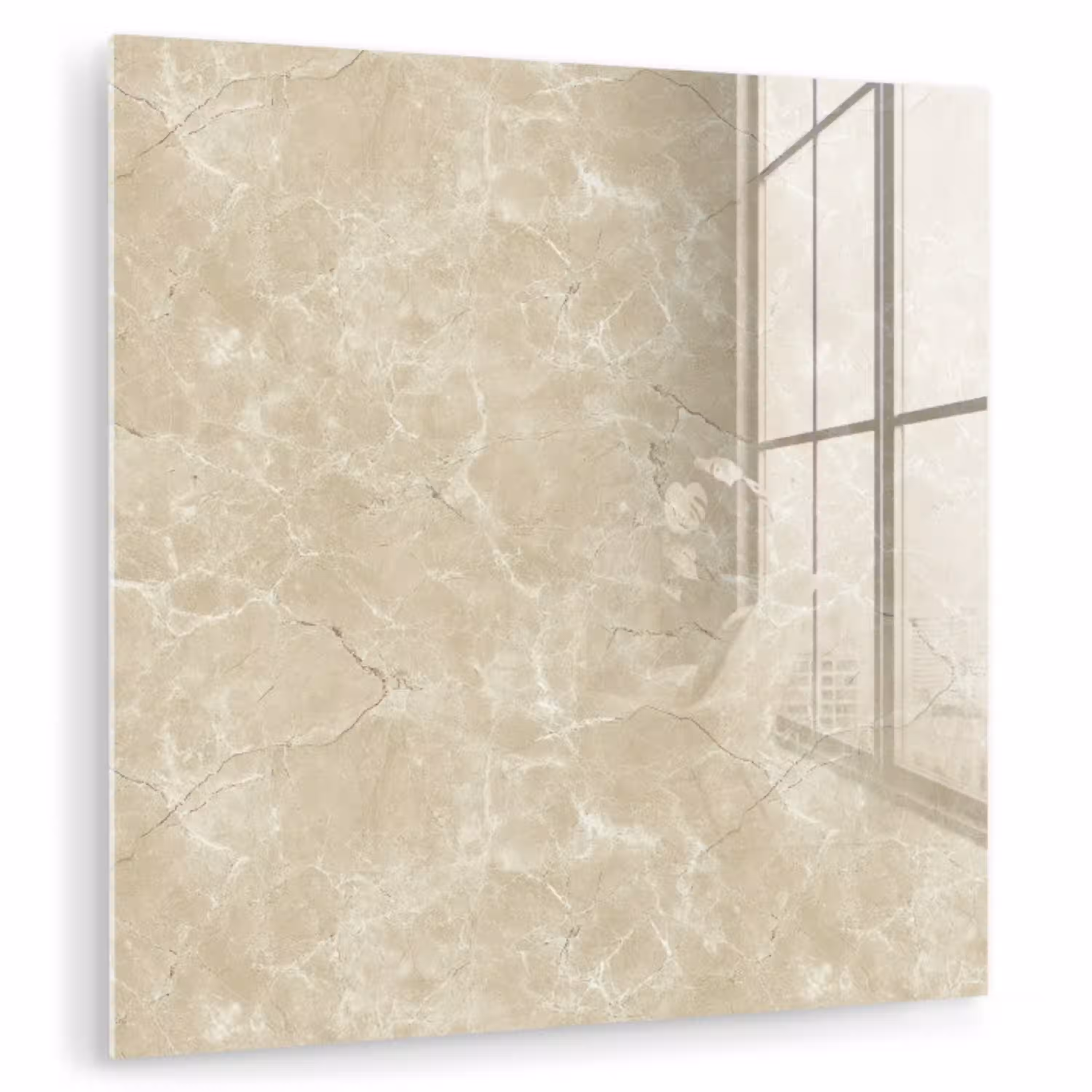 Lichtbeige - Marmer - Diffusie adering plexiglas 5mm klein 11 -zzzproduct_nieuw