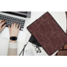 Abstract - Modern - Bruin laptophoes neopreen klein 279 -bureau