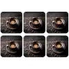 Kop - Koffie - Hout - Bonen onderzetter kurk middel -zkaufland3dotto