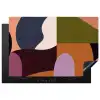 Vormen - Abstract - Kleuren - Vierkant Inductie beschermer vinyl 3mm klein -3d