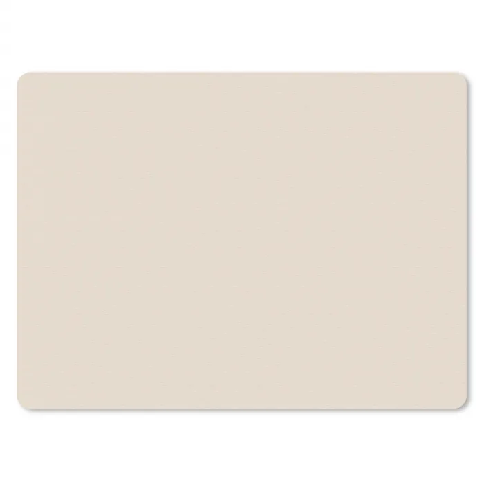 Licht - Beige - Kleuren - Kleur - Effen muismat rubber klein 262 -3d