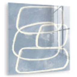 Abstract - Blauw - Kunst plexiglas 5mm klein -zzzproduct_nieuw