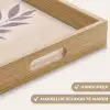 Tak - Bladeren - Minimalistisch - Beige Dienblad Rechthoek middel -USP_HandgreepNL