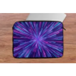 Dynamisch - Ruimte - Kleurrijk laptophoes neopreen klein -tafel