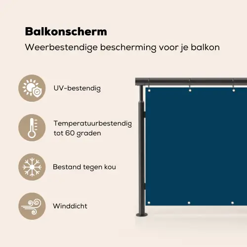 Indigo - Palet - Kleuren Balkonbeschermer Duitsland klein 596 -specs_NL