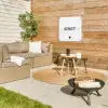 Spreuken - Geniet - Quotes tuinposter los doek klein -sfeer4
