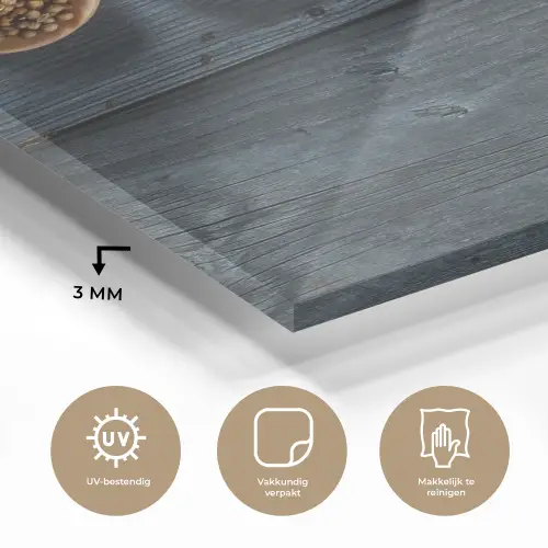 Kruiden - Lepels - Hout - Keuken - Specerijen - Industrieel plexiglas 5mm klein -sfeer2