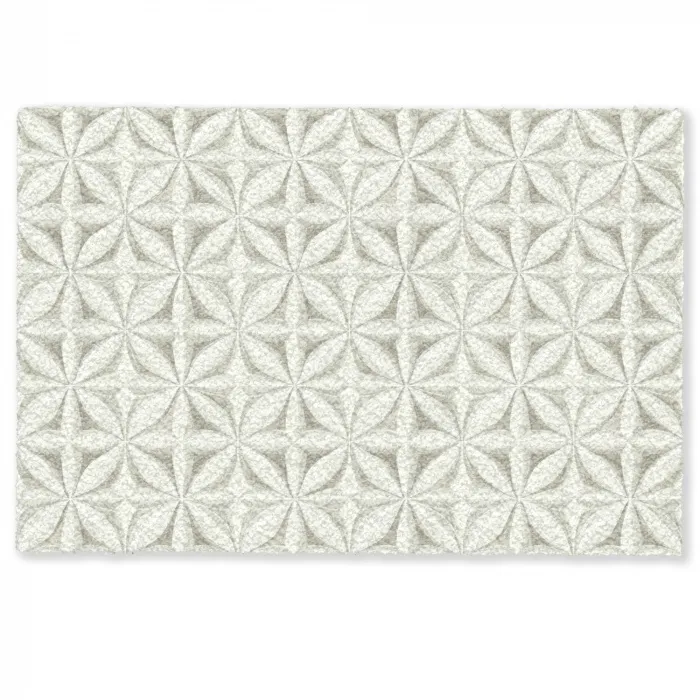 Abstract - Structuur - Grijs - Wit Deurmat klein 898 -zkaufland3d