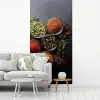 Glazen - Bakjes - Blaadjes - Kruiden fotobehang vinyl groot -woonkamer