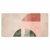 Cirkel - Abstract - Roze Muismat XXL klein -3d_leeg