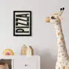 Pizza - Decoratie - Japandi - Vintage fotolijst zwart zonder passe partout klein -usfeer4_kinderkamer
