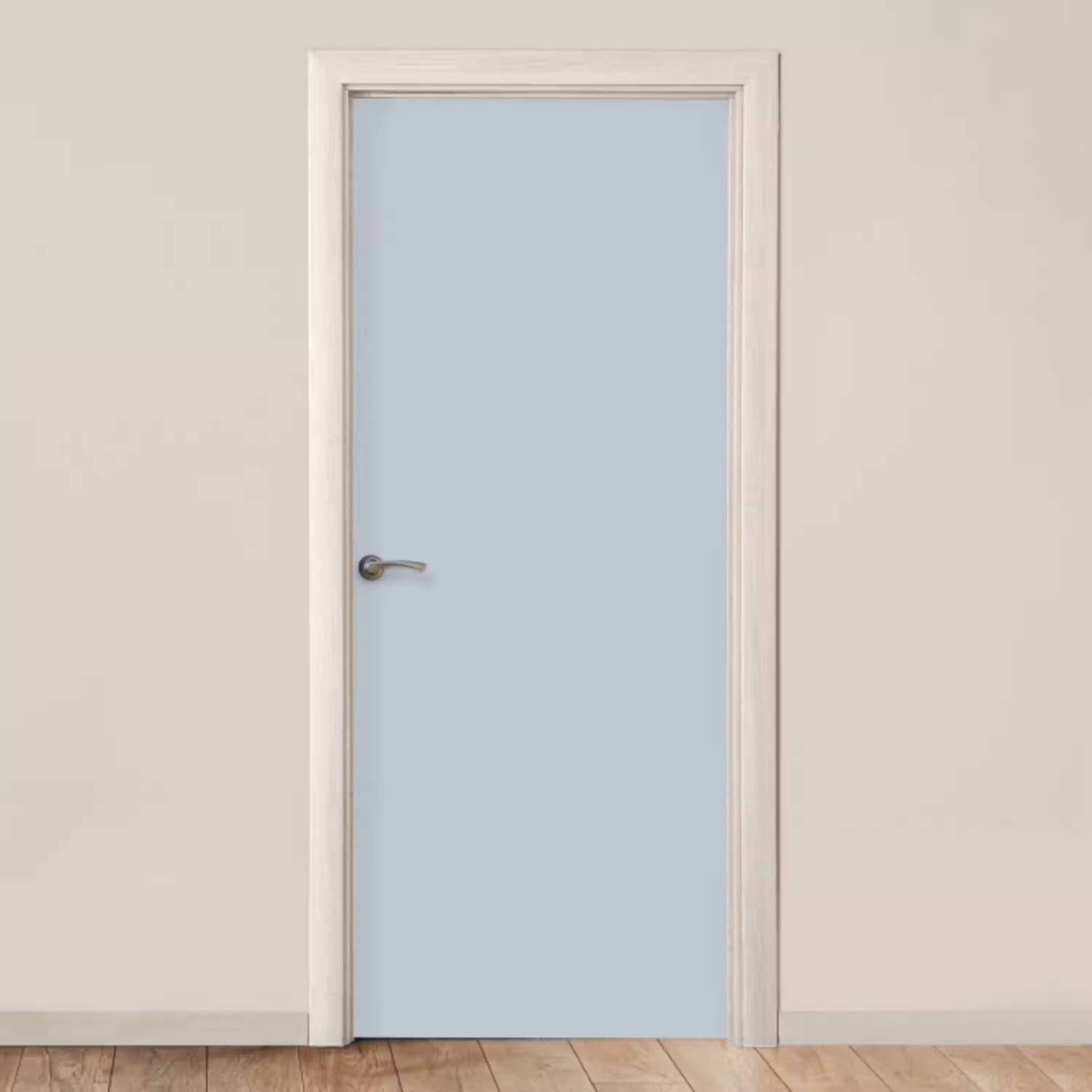 Blue - Bay - Blauw deurposter klein 289 -3d_beige