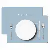 Sneeuw - Winter - Blauw - Let it snow Placemat vinyl groot -zzsfeer2_Kitchenyeah-website