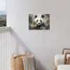 Panda - Dieren - Bloemen - Planten tuinposter los doek klein -sfeer8
