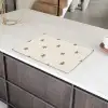 Patroon - Koekjes - Beige Inductie beschermer vinyl 3mm klein 276 -sfeer8
