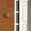 Hout en antraciet - Klassiek Naambord Rechthoek middel -sfeer3-rechthoek-S