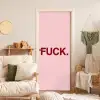 Statement - Krachtig - Roze deurposter klein -sfeer2