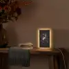 Bloemstuk - Vaas - Zwart Light Box met kabel (Tafellamp) klein -sfeer4