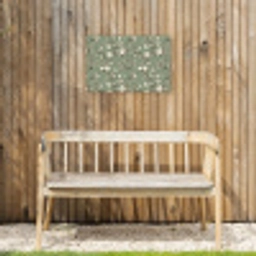 Botanisch - Vogels - Groen Tuinposter op houten frame 2 cm dik klein 845 -sfeer4