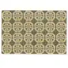 Ornament - Patroon - Groen Deurmat klein 898 -zkaufland3d