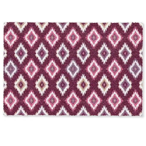 Bordeaux - Patroon - Abstract Deurmat klein 898 -zkaufland3d