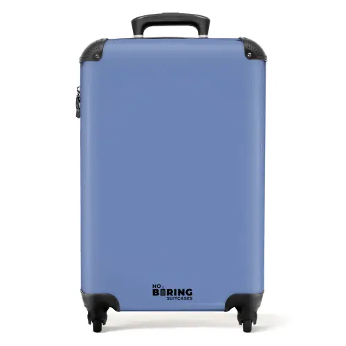 Blauw-paarse tint NBS - Handbagage koffer - Kinderen Unisex middel -productfoto_recht