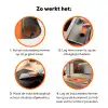 Vlinders - Vrouw - Zonnebril - Kleurrijk Inductie beschermer vinyl 3mm klein -zzzzzzz-td-werking