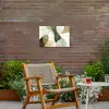 Japandi - Abstract - Groen Tuinposter op houten frame 2 cm dik klein -sfeer3
