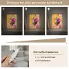 Vogel - Vrouw - Abstract - Bloem Light Box met kabel (Tafellamp) klein -USP_dimbaarNL