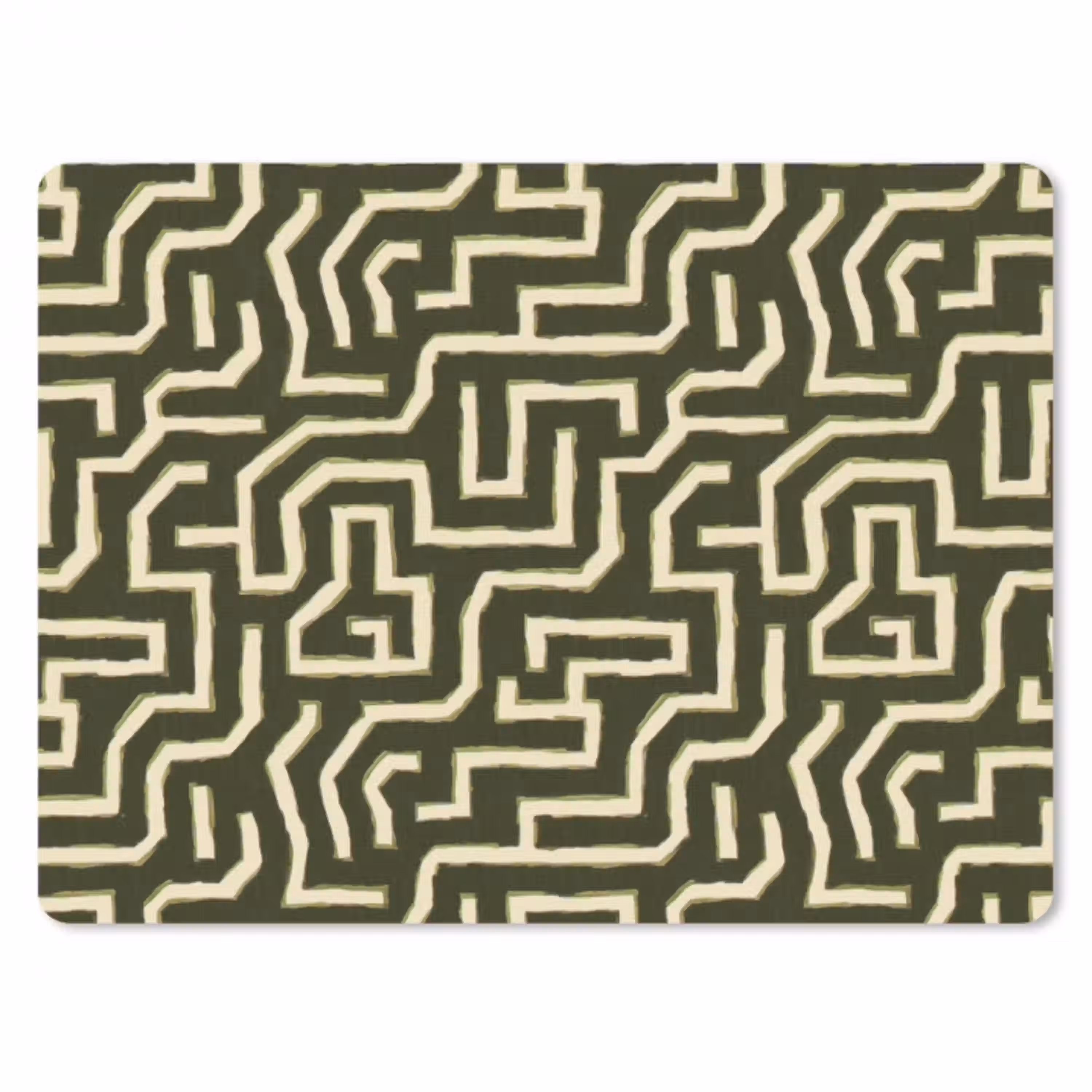 Lijnen - Abstract - Groen muismat rubber klein 262 -3d