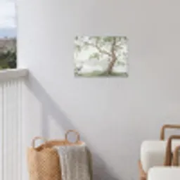 Reiger - Landschap - Groen tuinposter los doek klein -sfeer8