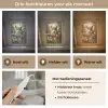 Uil - Vogels - Bloemen - Natuur Light Box met kabel (Tafellamp) klein -USP_lichtkleurNL