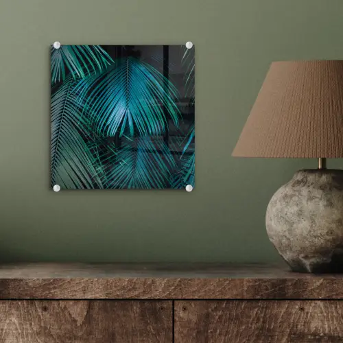 Palmblad - Tropisch - Natuur - Jungle plexiglas 5mm klein -sfeer3