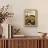 Zonnebloem - Veld - Windmolen Light Box met kabel (Tafellamp) klein -sfeer2