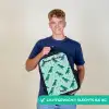 Dinos - Patroon - Groen Rugzak - Zwart middel -sfeer7_NL