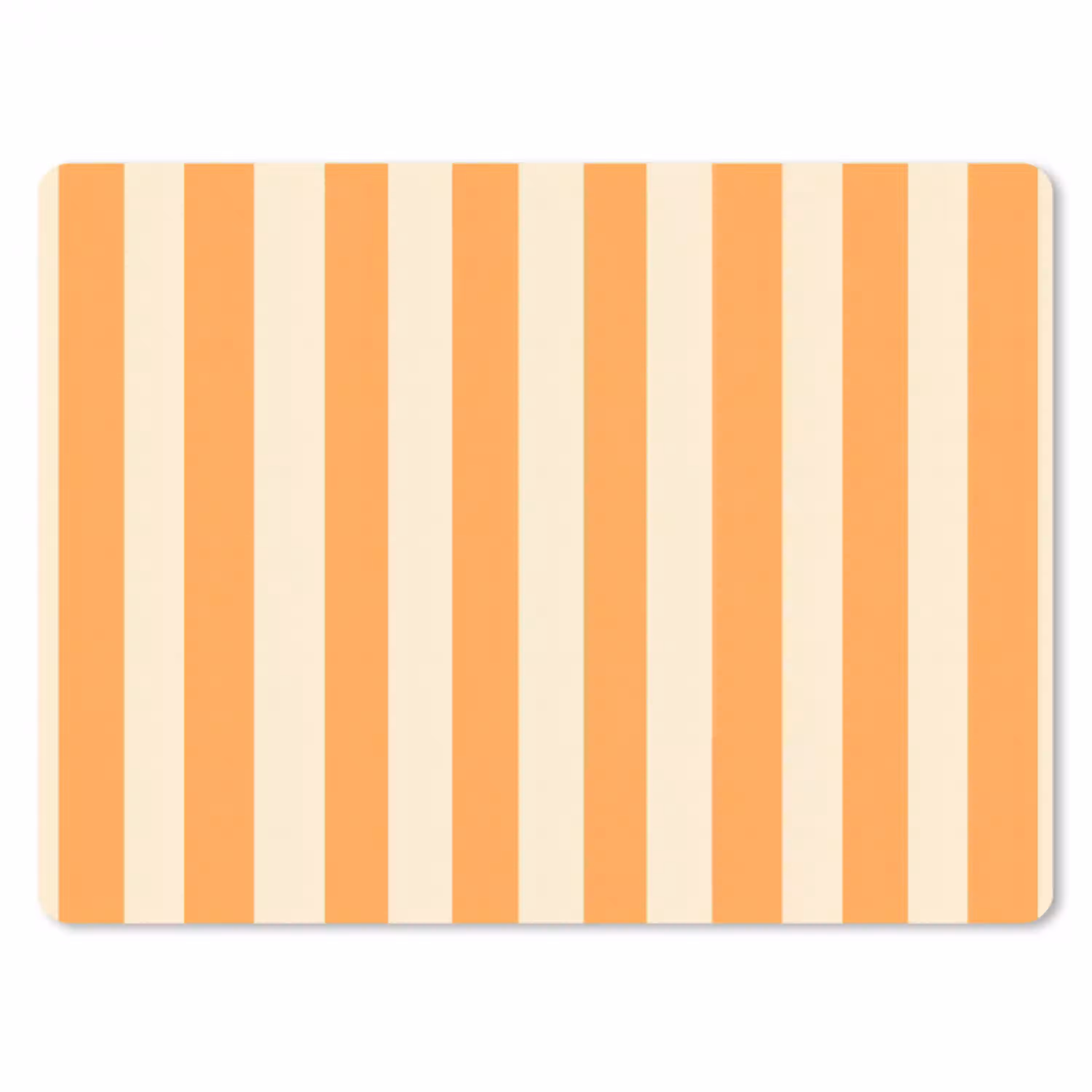 Strepen - Patroon - Oranje muismat rubber klein 262 -3d