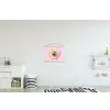 Ei - Disco - Ontbijt - Glitter textielposter latten blank klein -kinderkamer