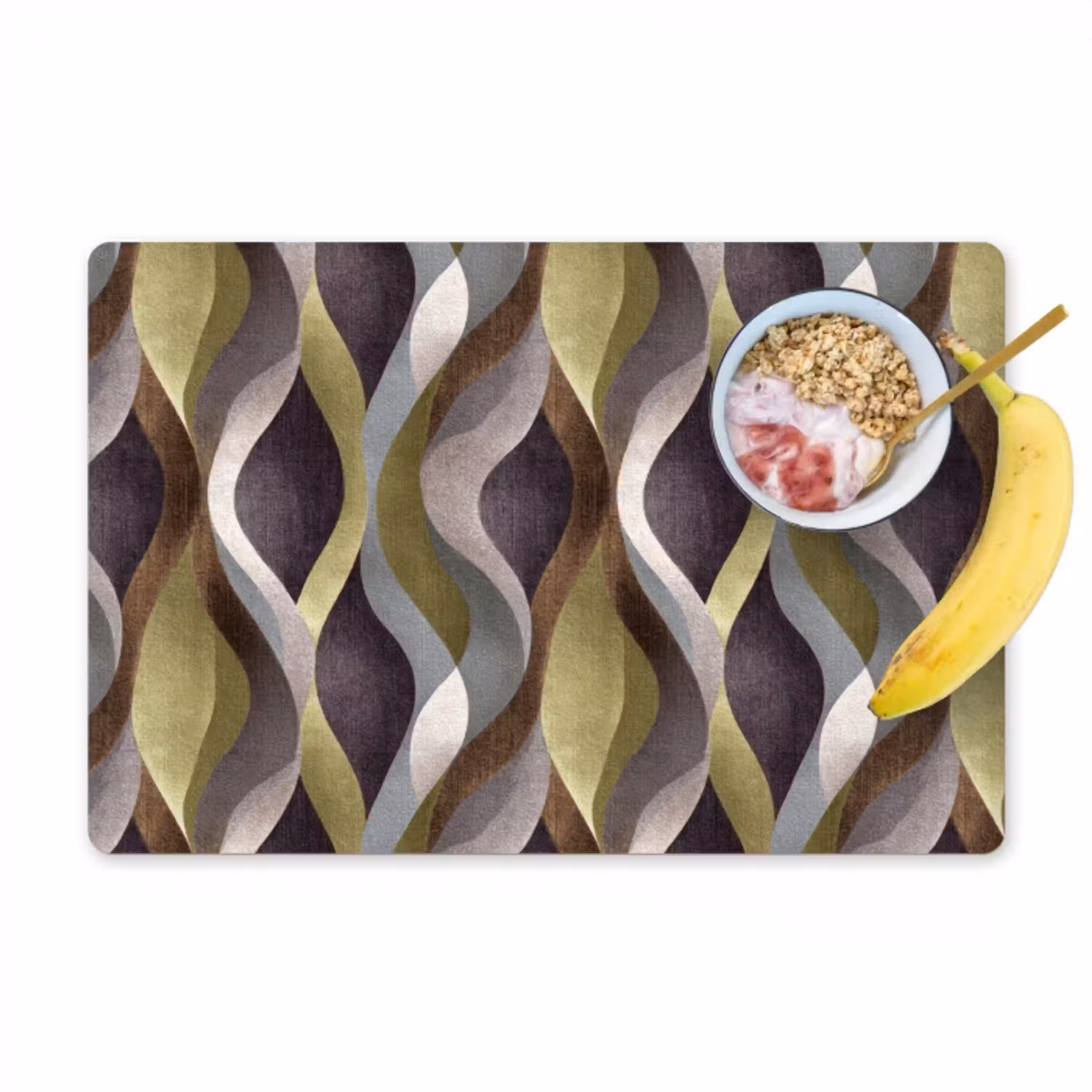 Retro - Banen - Kleurrijk Placemat vinyl groot 368 -zzzproduct_Kitchenyeah-website