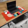 Vormen - Kleurrijk - Abstract - Vlakken Muismat XXL klein -sfeer1