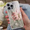 Bloem - Leeuwenbek - Roze - Stengel Hoesje iPhone 16 Pro Max met koord klein -sfeer3