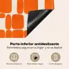 Patroon - Retro - Oranje Inductie beschermer vinyl 3mm middel 274 -zzsfeer4_SP